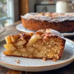 ['Close-up image of a Cinnamon Apple Cake with a smooth icing on top and apple chunks visible.', 'Side view of a Cinnamon Apple Cake showcasing its moist texture and sprinkled icing sugar.', 'Detailed shot of a Cinnamon Apple Cake decorated with a cinnamon dusting and apple pieces.', 'Juicy Cinnamon Apple Cake captured from the side, highlighting its layers and rich color.']