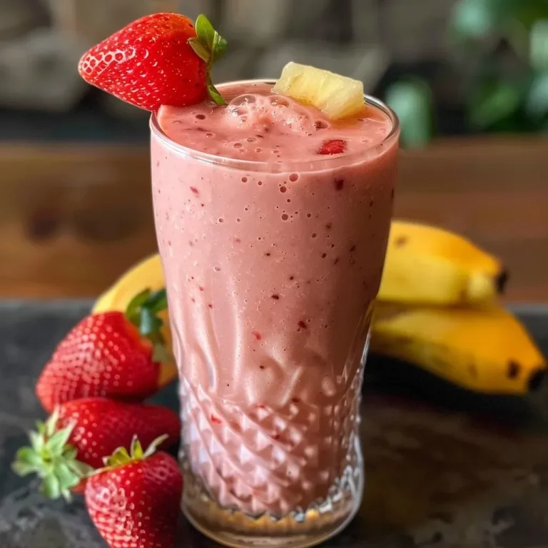 ['Close-up photo of a vibrant fruit and yogurt smoothie in a glass with fresh strawberries and banana slices.', 'Side view of a delicious smoothie blended from strawberries, banana, and yogurt, garnished with fruit.', 'A refreshing fruit and yogurt smoothie featuring a mix of strawberries, banana, and pineapple juice.', 'Thick, creamy smoothie in a glass, showcasing fresh fruit toppings like strawberries and banana.']