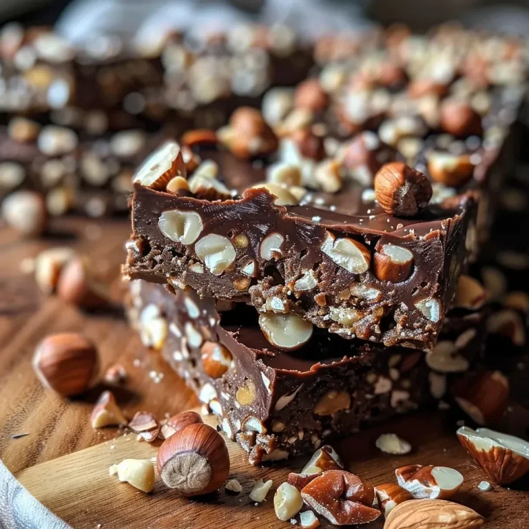 ['Close-up view of a hazelnut chocolate protein bar with a textured surface.', 'Side view of a rich hazelnut chocolate protein bar showcasing its layers.', 'Juicy hazelnut chocolate protein bar with visible chocolate chunks and nuts.', 'A delicious looking hazelnut chocolate protein bar on a wooden surface.']
