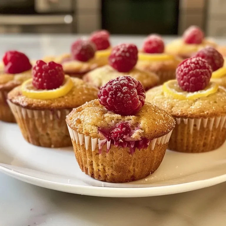 ['Close-up of healthy raspberry lemon mini muffins, showcasing their moist texture and vibrant colors.', 'Side view of juicy raspberry lemon mini muffins, highlighting the juicy raspberries and fresh lemon zest.', 'Delicious mini muffins filled with raspberries and lemon, captured in a close-up shot with a soft background.', 'Golden brown raspberry lemon mini muffins displayed tantalizingly, emphasizing their fluffy tops and colorful ingredients.']