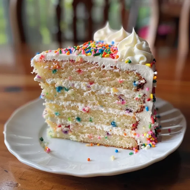 Joyful Celebrations with a Healthy Twist Your Perfect Vanilla Birthday Cake Close-up side view of a healthy vanilla birthday cake topped with frosting.