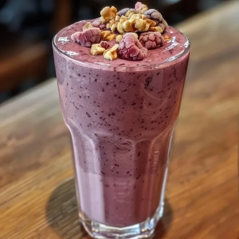 ['Close-up side view of a vibrant mixed berry breakfast smoothie in a glass.', 'Delicious mixed berry smoothie made with frozen berries and yogurt, shown from the side.', 'A refreshing mixed berry smoothie featuring layers of fruit and yogurt, captured in detail.', 'Side view of a creamy mixed berry smoothie garnished with walnuts and berries.']