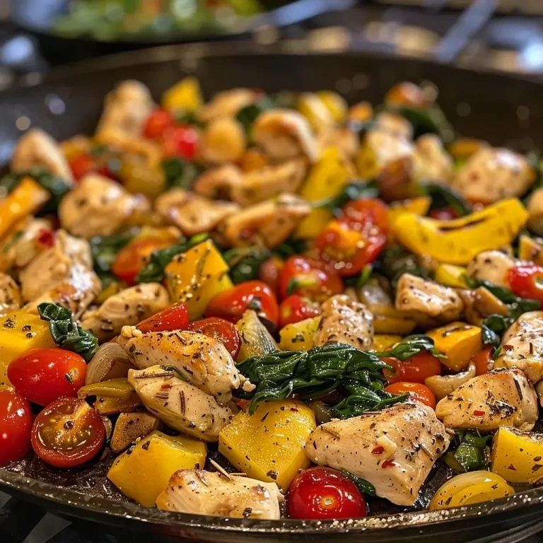 ['Juicy Mediterranean Chicken Stir Fry with vibrant bell peppers and cherry tomatoes.', 'Close up of colorful Mediterranean Chicken Stir Fry featuring sliced chicken and zucchini.', 'Plate of Mediterranean Chicken Stir Fry showcasing fresh vegetables and chicken pieces.', 'Side view of Mediterranean Chicken Stir Fry highlighting the juicy chicken and herbs.']