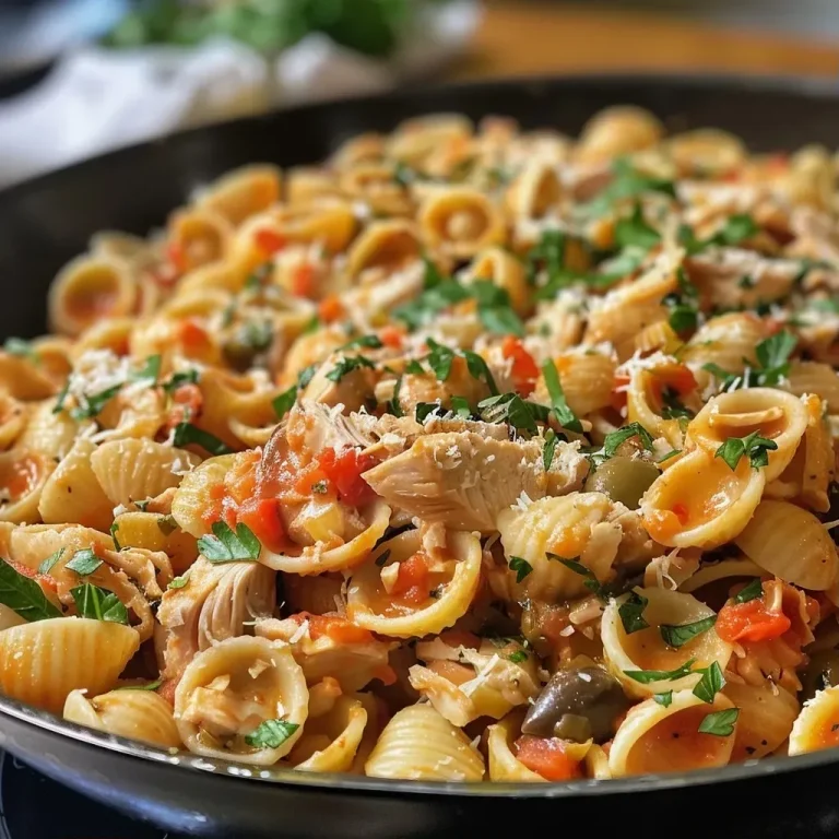 ['Close-up view of Mediterranean Tuna Pasta with spaghetti, tuna, arugula, and capers.', 'Side view of a plate of Mediterranean Tuna Pasta garnished with parsley and lemon zest.', 'Juicy Mediterranean Tuna Pasta featuring spaghetti, olives, and fresh herbs in a vibrant dish.', 'A delicious bowl of Mediterranean Tuna Pasta with a mix of colors and textures from the ingredients.']