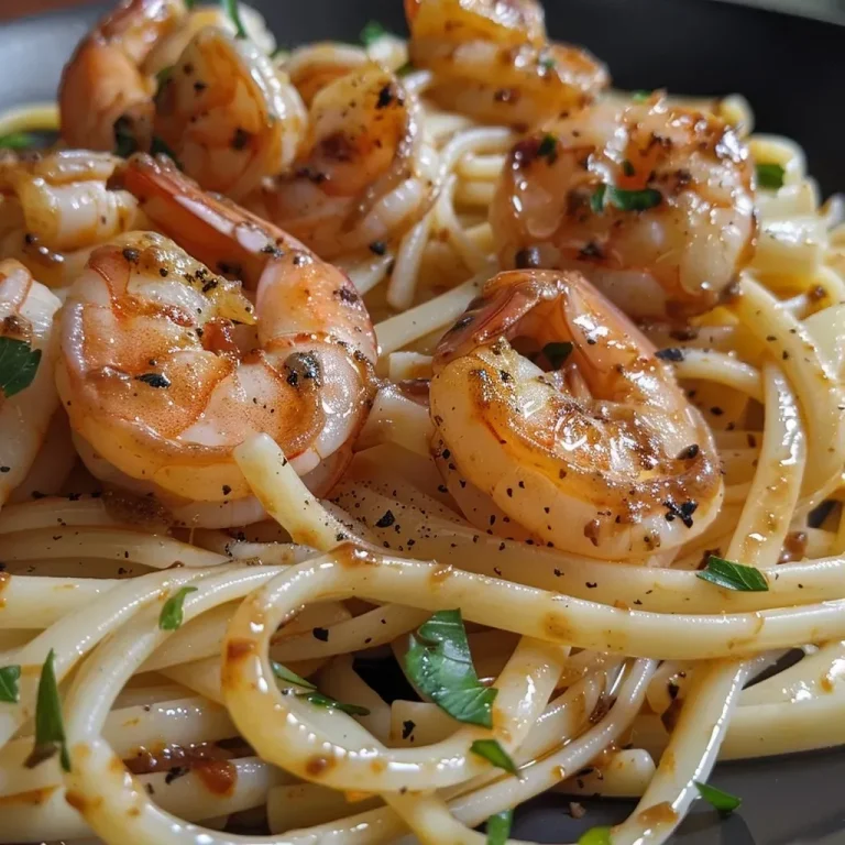 ['Close-up of a plate of New Orleans Barbecue Shrimp Pasta with vibrant shrimp and rich sauce.', 'Side view of steaming New Orleans Barbecue Shrimp Pasta topped with fresh herbs and a creamy sauce.', 'Deliciously plated New Orleans Barbecue Shrimp Pasta showcasing juicy shrimp and linguine.', 'A colorful presentation of New Orleans Barbecue Shrimp Pasta, highlighting the shrimp and sauce.']