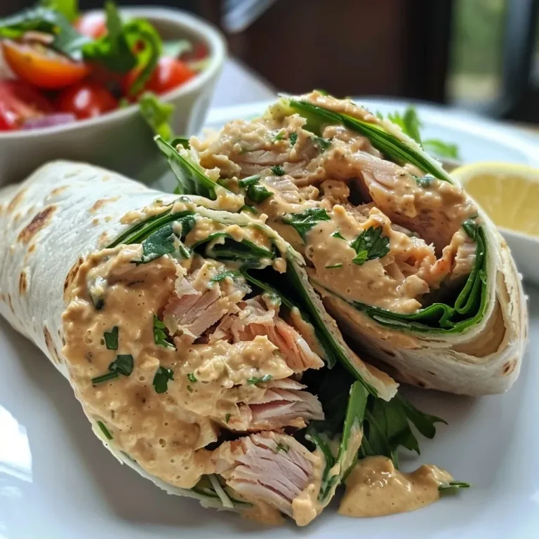 ['Close-up side view of a juicy tuna wrap with chipotle sauce, showcasing fresh ingredients.', 'Delicious tuna wrap drizzled with chipotle sauce, highlighting vibrant colors and textures.', 'Side view of a tasty tuna wrap filled with vegetables and chipotle sauce, captured in detail.', 'Juicy tuna wrap with chipotle sauce displayed on a plate, emphasizing fresh ingredients and textures.']