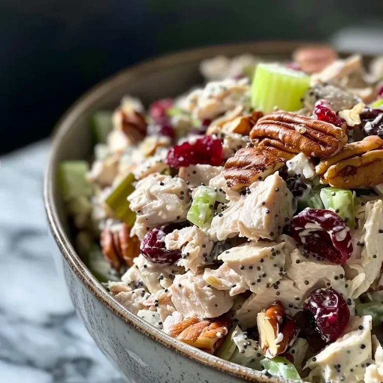 ['A close-up side view of a colorful turkey salad with visible chunks of turkey, celery, and green onions.', 'Juicy turkey salad in a bowl, featuring fresh ingredients like chopped turkey, diced celery, and green onions.', 'A vibrant turkey salad presented from the side, showcasing creamy mayonnaise dressing and fresh herbs.', 'Close-up of a delicious turkey salad, highlighting the textures of turkey meat and fresh vegetables.']