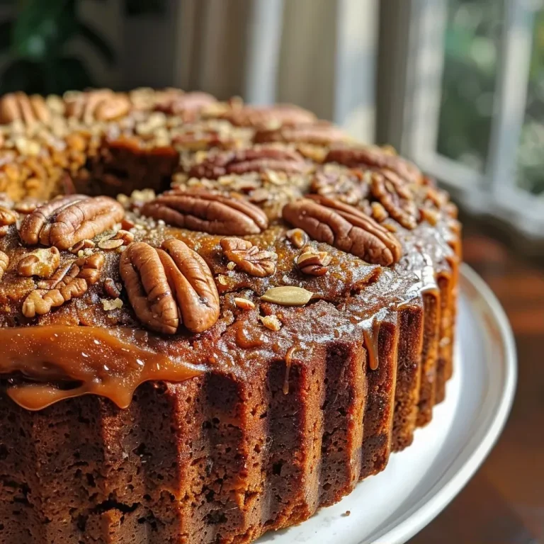 ['Close-up view of a caramel chai pumpkin coffee cake with a moist texture and a caramel drizzle.', 'Side view of a decadent caramel chai pumpkin coffee cake, showcasing its layers and toppings.', 'Delicious slice of caramel chai pumpkin coffee cake, highlighting the pecans and spices on top.', 'Mouthwatering caramel chai pumpkin coffee cake with a golden-brown crust and pumpkin seeds.']