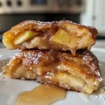 ['High-protein apple fritter displaying a golden-brown exterior with visible apple chunks.', 'Close-up of a juicy apple fritter showcasing its fluffy texture and cinnamon dusting.', 'Side view of an apple fritter highlighting its layered structure and glistening glaze.', 'Delicious-looking high-protein apple fritter with light frosting and diced apples peeking through.']