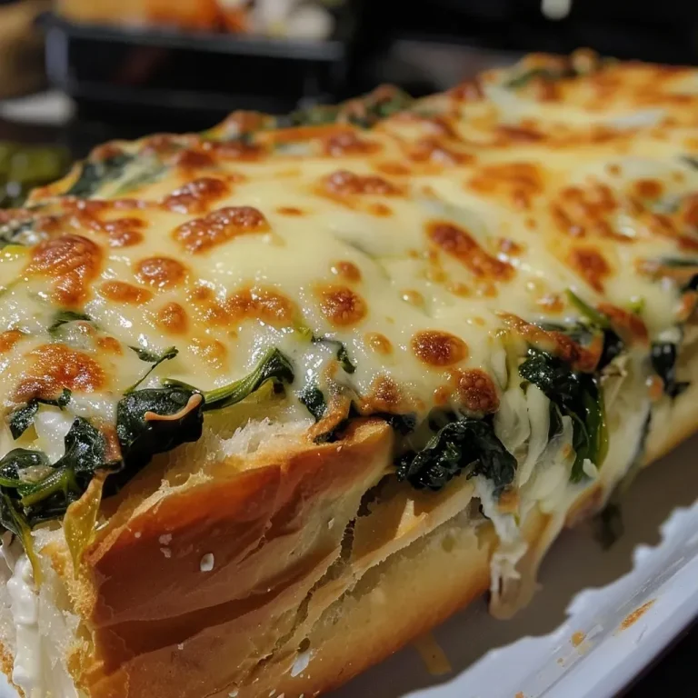 ['Close-up view of a creamy spinach cob loaf dip in a rustic bowl.', 'Side view of a spinach cob loaf dip served in a hollow bread loaf.', 'Delicious spinach dip inside a cob loaf, showcasing its creamy texture.', 'A vibrant spinach cob loaf dip with a textured surface, ready to be served.']