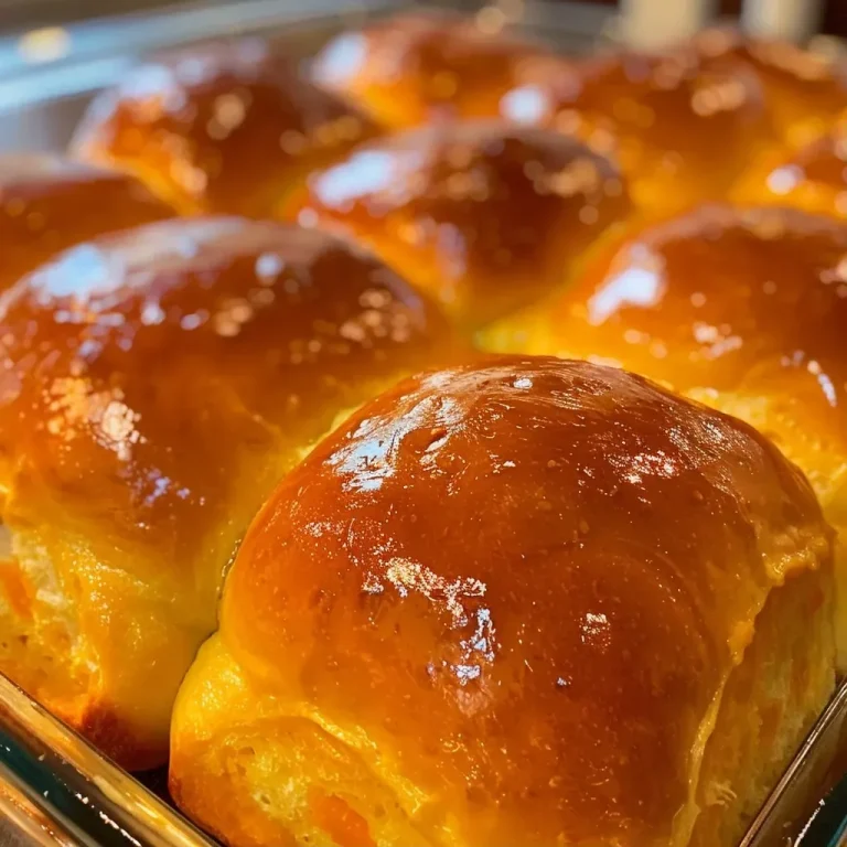 ['Close-up of golden-brown sweet potato dinner rolls, showcasing a soft, fluffy texture.', 'Side view of freshly baked sweet potato dinner rolls, highlighting their warm, inviting color.', 'Juicy sweet potato dinner rolls with a shiny crust, emphasizing their homemade appeal.', 'A delicious stack of sweet potato dinner rolls, revealing their fluffy interior and rich hue.']