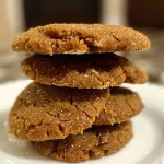 Close-up view of rich ginger molasses cookie batter in a bowl.