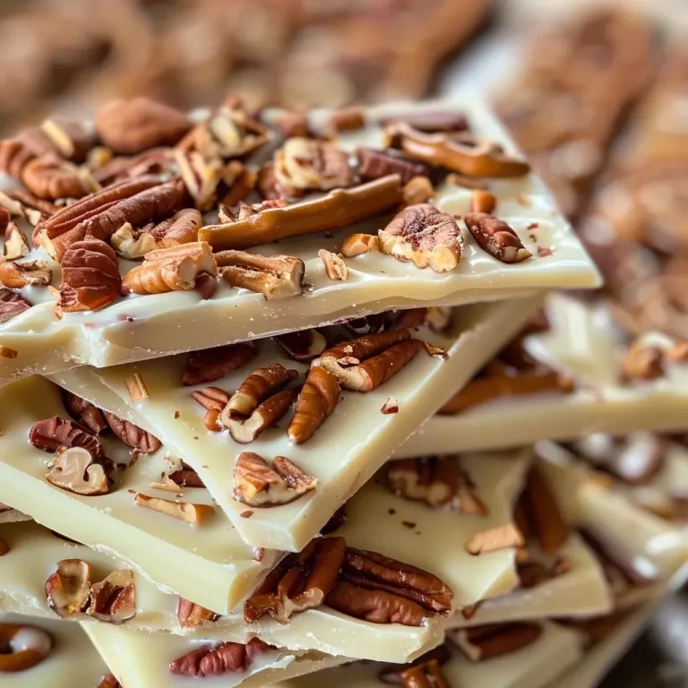 Fall into Flavor: Delightful Pumpkin Spice Bark Candy Close-up view of a slice of Pumpkin Spice Bark Candy with a blend of spices and nuts.